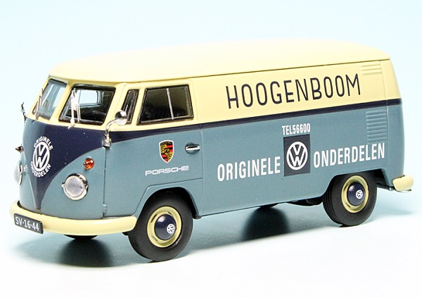 VW T1b Bulli Van "VW-Porsche Hoogenboom" darkblue/beige
