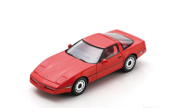 chevrolet corvette c4 coupé (1983) red 450926500 Модель 1:43