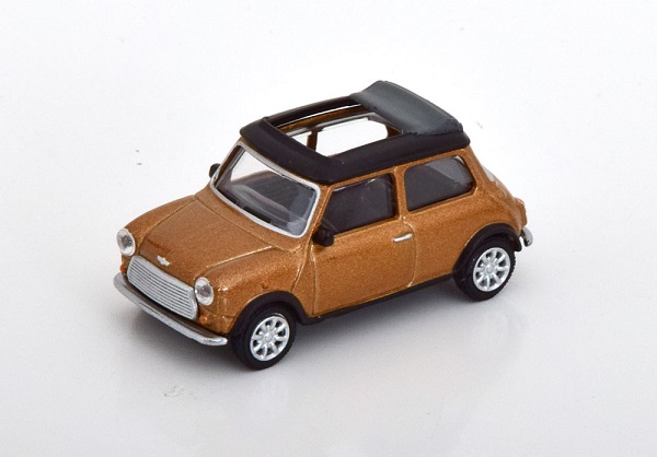 Модель 1:64 Mini Cooper - brown metallic/black