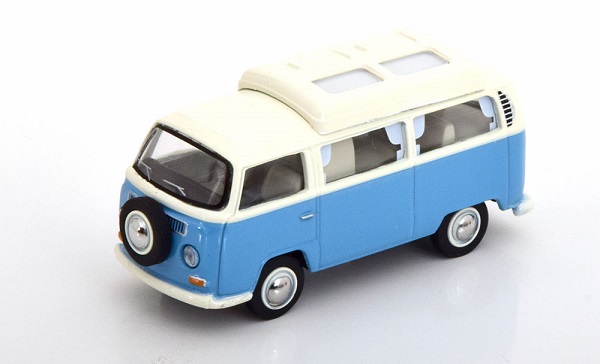 Модель 1:64 VW T2 Camper light blue/cream