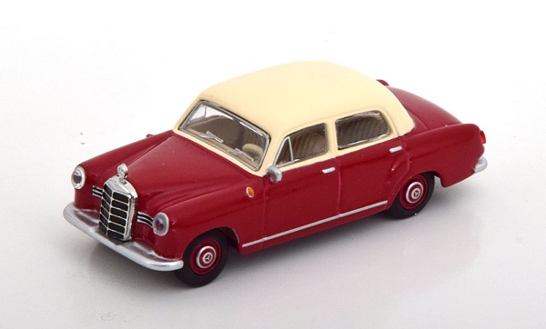 Модель 1:64 Mercedes-Benz 180d (W120) - red/beige