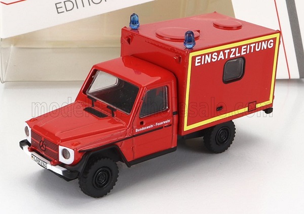 Модель 1:87 MERCEDES-BENZ G-class Van Feuerwehr (1980), Red Yellow