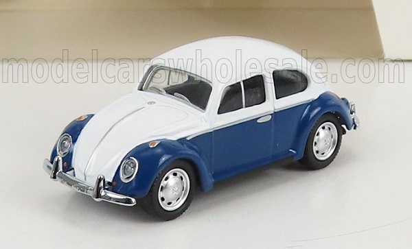 Модель 1:87 VOLKSWAGEN Beetle Kafer Maggiolino (1955), White Blue