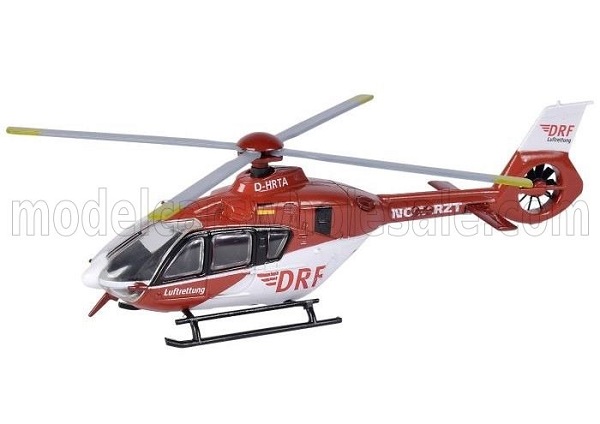 eurocopter h135 airbus drf notarzt police (2008), white red 452674100 Модель 1:87