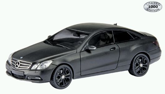 Модель 1:43 Mercedes-Benz E-class Coupe - matt black
