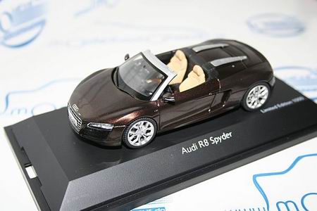 Модель 1:43 Audi R8 Spyder - teak brown met