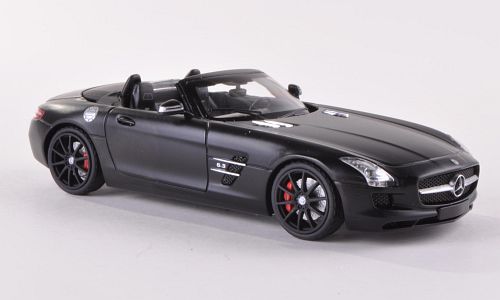 Модель 1:43 Mercedes-Benz SLS AMG Roadster - Matt black