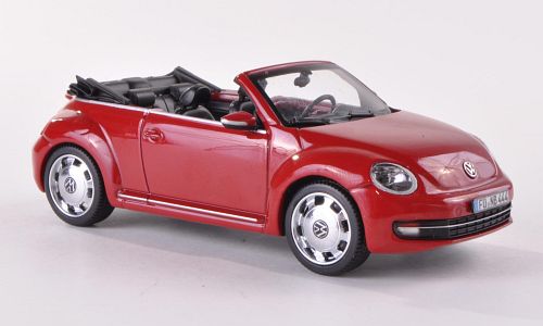 Модель 1:43 Volkswagen Beetle Cabrio - red