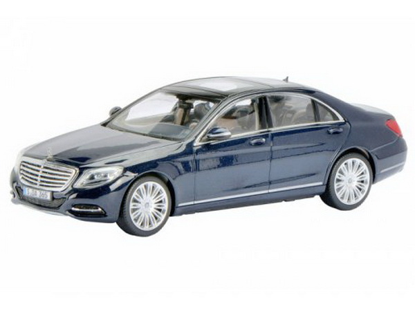 Модель 1:43 Mercedes-Benz S-class (W222) - blue met