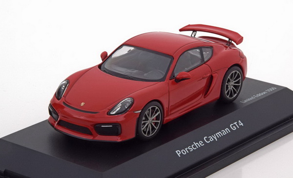Модель 1:43 Porsche Cayman (981) GT4 - red