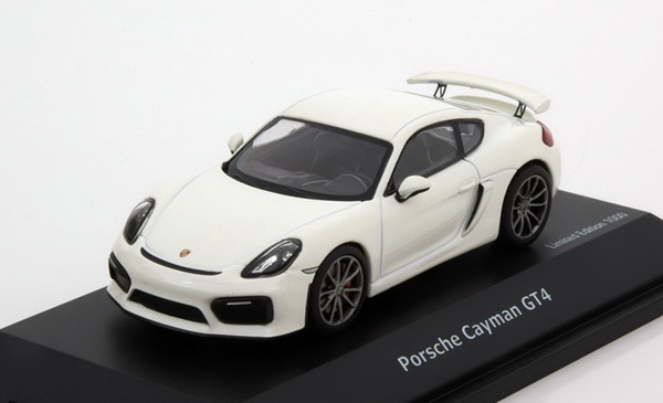 Porsche Cayman (981) GT4 - white 7592 Модель 1:43