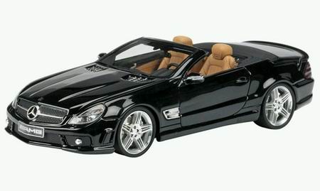 mercedes-benz sl 65 amg roadster - black 8510 Модель 1:43