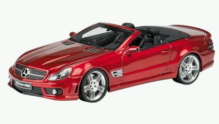 mercedes-benz sl 65 amg roadster - red met 8512 Модель 1:43