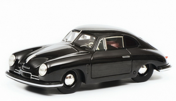 porsche 356 gmünd coupé, black 8799 Модель 1:43