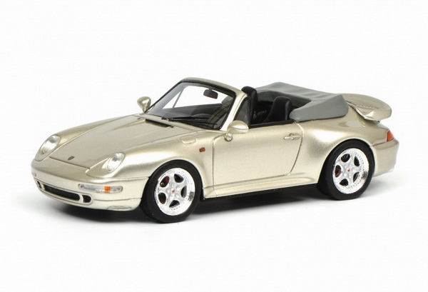 Модель 1:43 Porsche 911 (993) Cabrio - silver-grey (L.E.1000pcs)