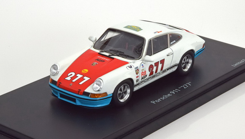Модель 1:43 Porsche 911 №277 Magnus Walker Edition - white/red/blue