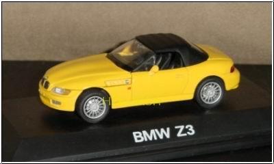 Модель 1:43 BMW Z3 roadster (E36/7) - yellow