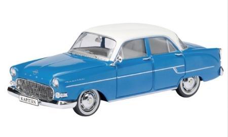 Модель 1:43 Opel Kapitan - blue/white