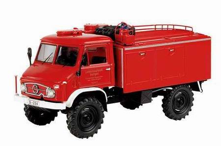 mercedes-benz unimog 404 s tlf 8 Пожарный «freiwillige feuerwehr hedelfingen» (новый кузов) 3395 Модель 1:43