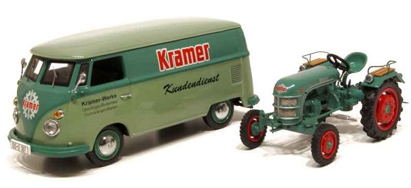 Модель 1:43 Volkswagen T1 «Kramer Kundendienst» & Kramer K11 - set