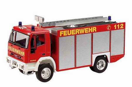 iveco magirus rw 2 (Пожарная со стандартной кабиной) 7132 Модель 1:43
