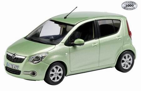 Модель 1:43 Opel Agila - lemongrass-green