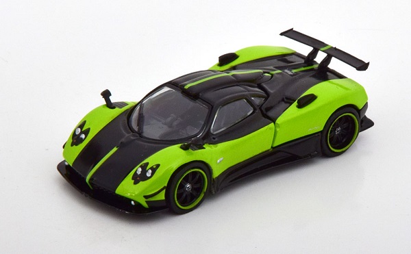 Модель 1:64 Pagani Zonda Cinque light green/black