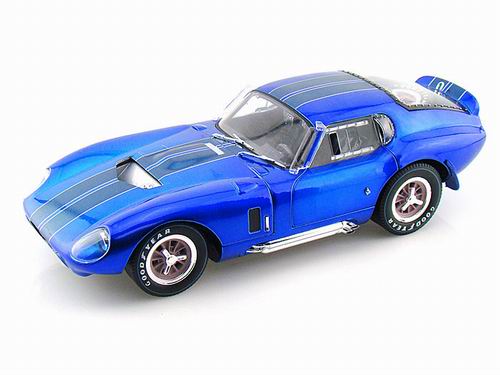 Модель 1:18 Shelby Cobra Daytona Coupe - blue met/blue stripes