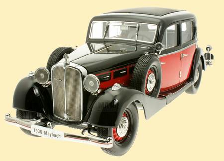 Модель 1:18 Maybach SW35 Limousine Spohn - red/black