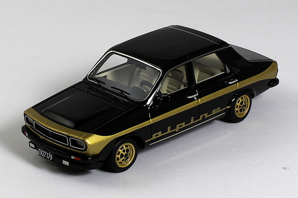 Модель 1:43 Renault 12 Alpine - black/gold
