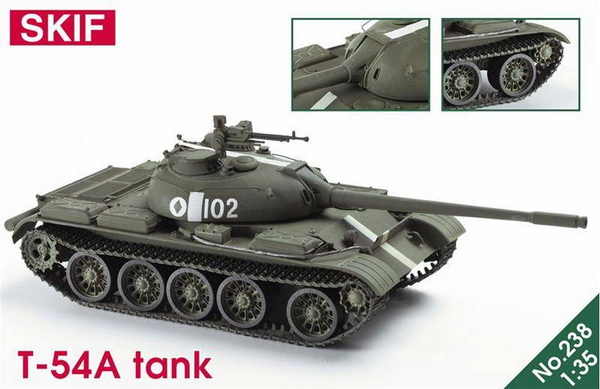 Модель 1:35 Т-54A - советский средний танк