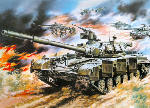Модель 1:35 Т-64А Советский танк (KIT)