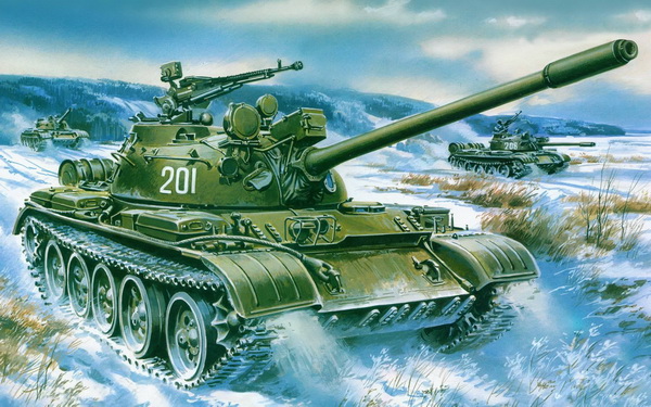 Модель 1:35 Т-55А Советский танк