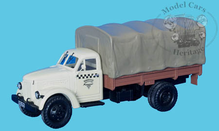УралЗиС-355М бортовой тент "Грузотакси" / ural-zis 355m truck taxi SL068V Модель 1:43