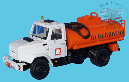 Модель 1:43 АТЗ-7(ГраЗ) топливозаправщик «Лукойл» (шасси ЗиЛ-433362) / ATZ-7 (ZiL-433362) «Lukoil» Tanker
