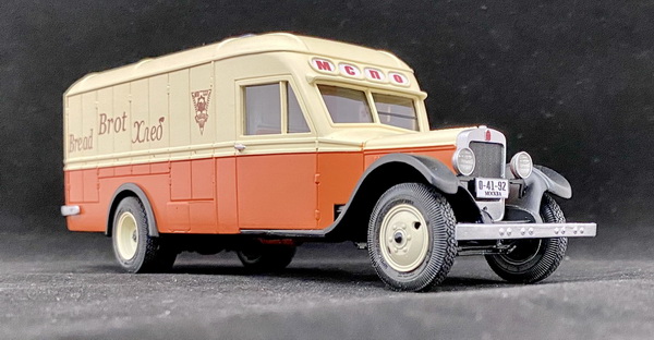 Модель 1:43 Фургон для перевозки хлеба КРТ МСПО (8) ,1935 г.