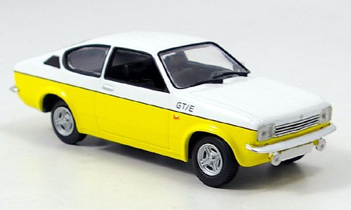 Модель 1:43 Opel Kadett GT/E - yellow/white