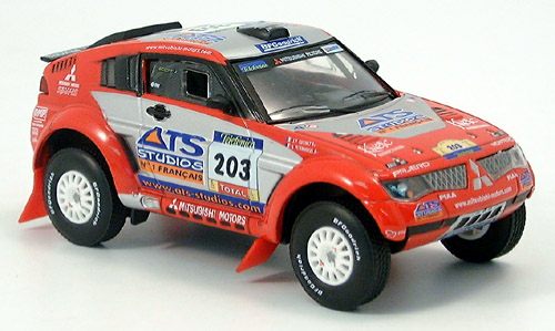 Модель 1:43 Mitsubishi Pajero №203 Winner Rally Dakar (Stephane Peterhansel - Jean-Paul Cottret)