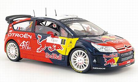 Модель 1:18 Citroen C4 WRC №1 «Red Bull» Tour de Corse (Sebastian Loeb)