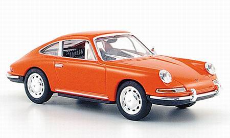 porsche 912 coupe - orange-red 153481 Модель 1:43