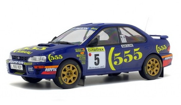 Модель 1:18 Subaru Impreza №5 Winner Rally Monte-Carlo (Sainz - Moya)