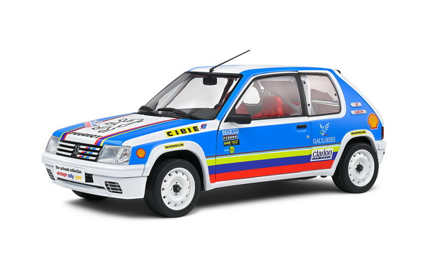 Модель 1:18 Peugeot 205 Rallye 1,9L - SCHWAB COLLECTION - 1990