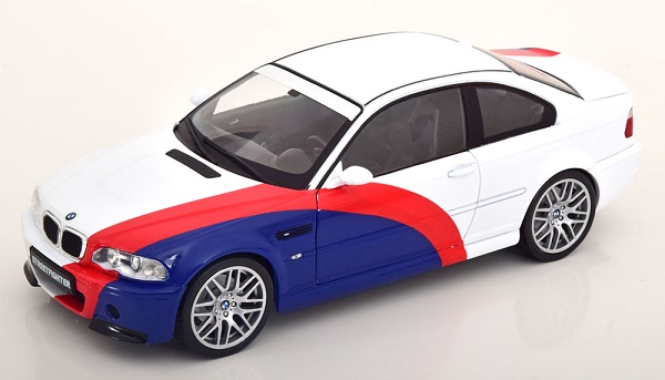 Модель 1:18 BMW M3 (E46) Street Fighter - 2000 - white/dark blue/red