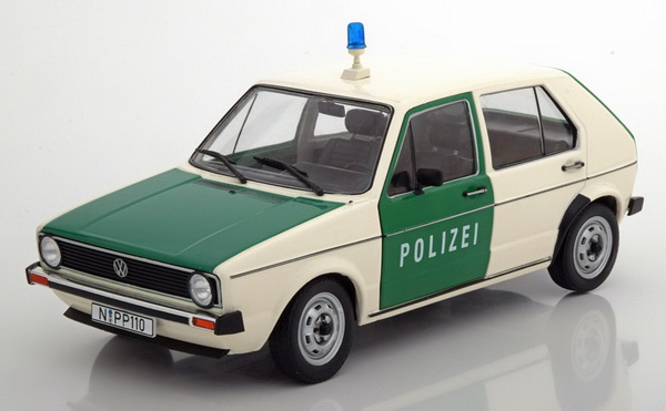 volkswagen golf «polizei» S1800205 Модель 1:18