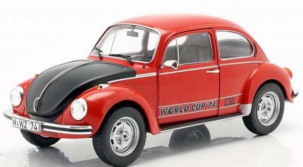 Модель 1:18 Volkswagen Käfer 1303 World Cup Edition - red
