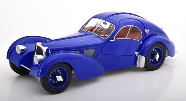 bugatti type 57 sc atlantic - met. blue 1802102 Модель 1:18