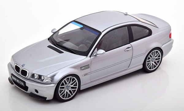 Модель 1:18 BMW M3 (E46) CSL - light grey met