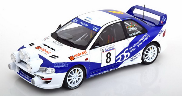 Модель 1:18 Subaru Impreza S5 WRC No.8, Rally Azimut di Monza 2000 Rossi/Cassina