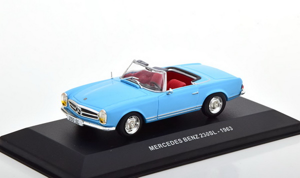 mercedes-benz 230 sl (w113) roadster - light blue 4304600 Модель 1:43