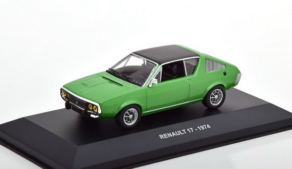 renault 17 1974 - green/black 4305000 Модель 1:43